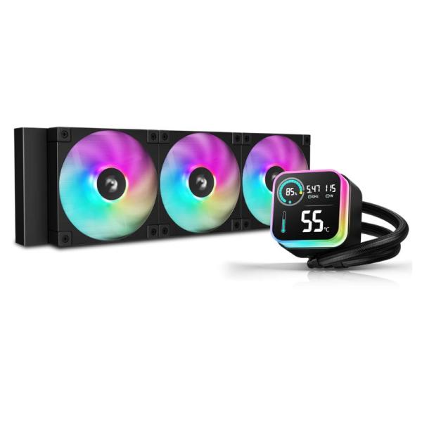Enfriamiento liquido Deepcool LQ360 ULTRA aio RGB 360 mm R-LQ360-BKLSMWP-G-U Imagen secundaria del producto