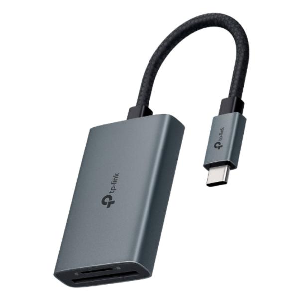 Lector de Tarjetas TP Link UA440C USB-C 3.0 / Sd / Micro Sd UHS-II 312 Mb/s / 5 Gbps - Gris