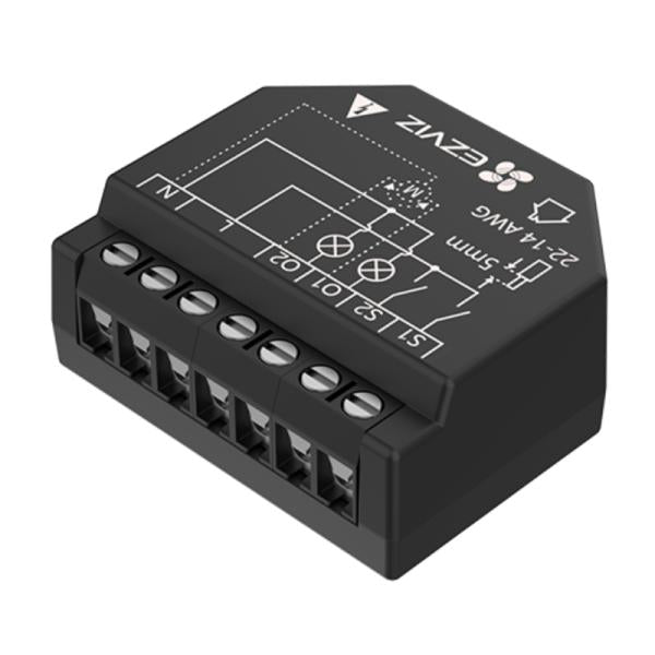 Interruptor WI-FI Inteligente Ezviz Cs-t36-r100-wm(o-st) (e) 2.4 Ghz Control por App / Voz 304800314 - Negro