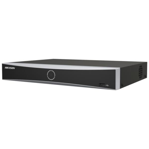 Grabadora Nvr Hikvision Ds-7608nxi-k1/8p(d)(std) (e) 4K 8 Canales Hasta 12 Mp 1 HDD 16TB Ip Poe 303621196 - Negro