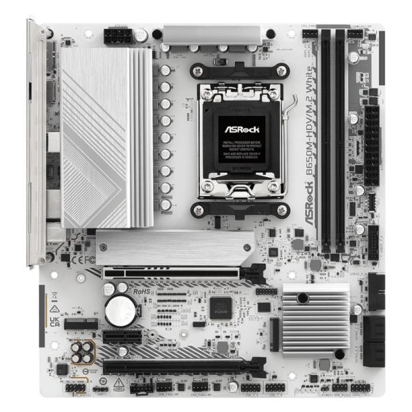 Tarjeta madre Asrock B650M-HDV m.2 white AM5 micro-atx DDR5 Imagen secundaria del producto
