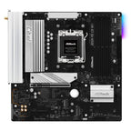 Tarjeta Madre Asrock B650M PRO X3D WIFI AM5 Micro Atx DDR5 MB-B650MPX3DW - Negro / Blanco