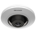 Cámara Fisheye Hikvision 5MP H.265+ IR 8m Audio Micrófono Incorporado