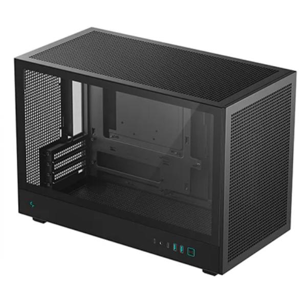 Case Deepcool RGB CH260 mini tower sin ventilación incluida con vidrio lateral y malla frontal R-CH260-BKNGM0-G-1 Imagen secundaria del producto
