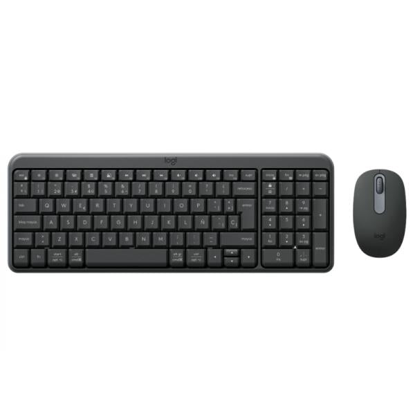 Teclado y Mouse Logitech MK250 Compact Inalambrico Bluetooth 920-013513 - Negro