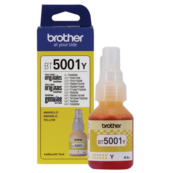 Brother Botella Tinta Yellow Bt5001y