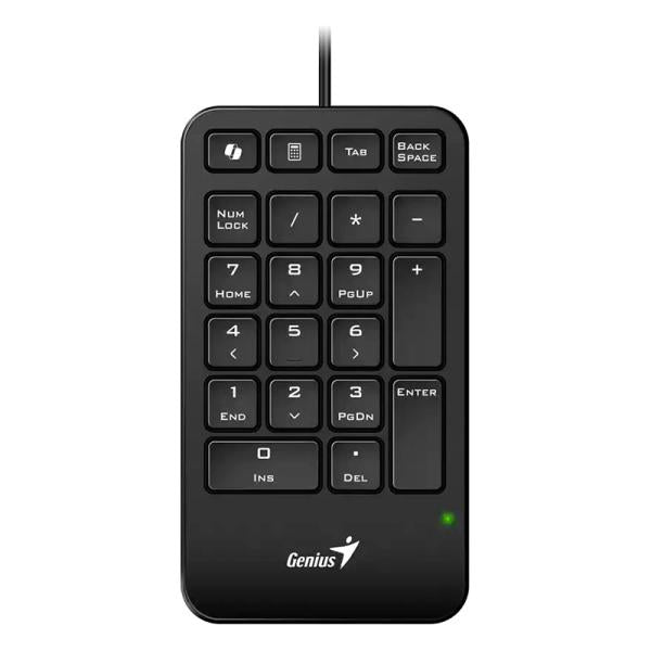 Teclado Genius Numpad 125 Membrana Alambrico USB-C 31300019401 - Negro