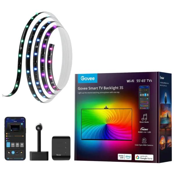 Govee Smart TV Backlight 3S H6098 para TVs 55-65" RGBIC