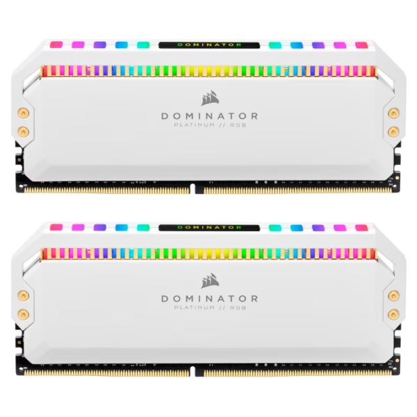 Memoria RAM pc 16GB 2×8gb Corsair dominator platinum RGB DDR4 3600 MHz CL18 1.35v RGB CMT16GX4M2C3600C18W Imagen secundaria del producto