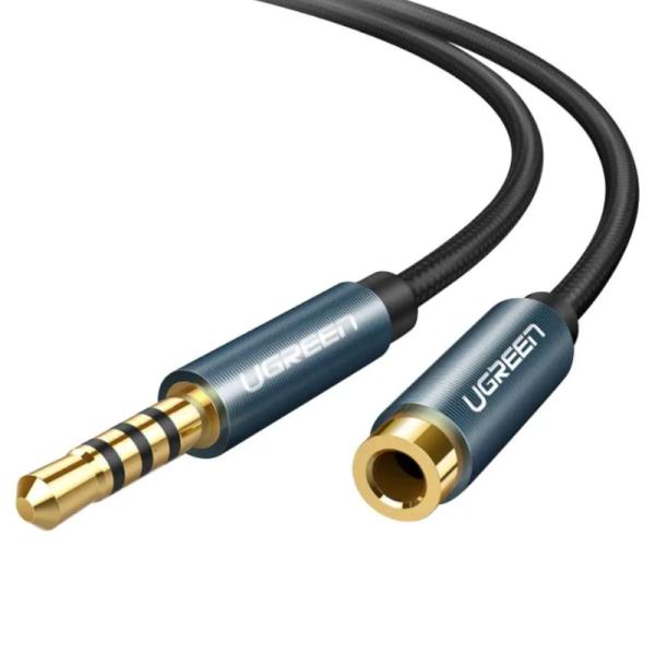 Cable 3.5mm a 3.5mm Ugreen AV118 2M 40675 - Negro