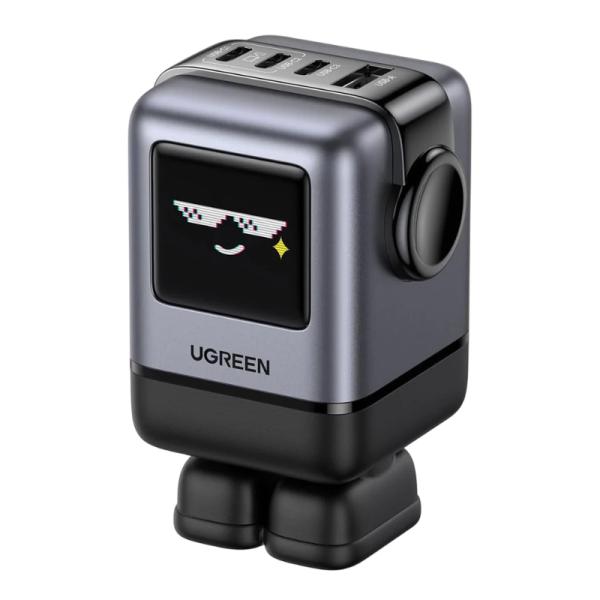 Cargador Ugreen X688 100W 3 Puertos USB-C y 1 Puerto USB-A Carga Rapida 45514B - Negro