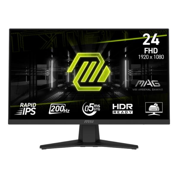 Monitor Gaming MSI MAG 244F 23.8" Full HD 200Hz Anti-Glare Negro Imagen secundaria del producto