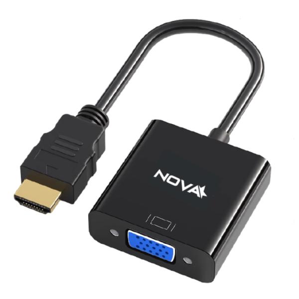 Adaptador Nova Faa321hv001c HDMI a VGA 0.15m - Negro