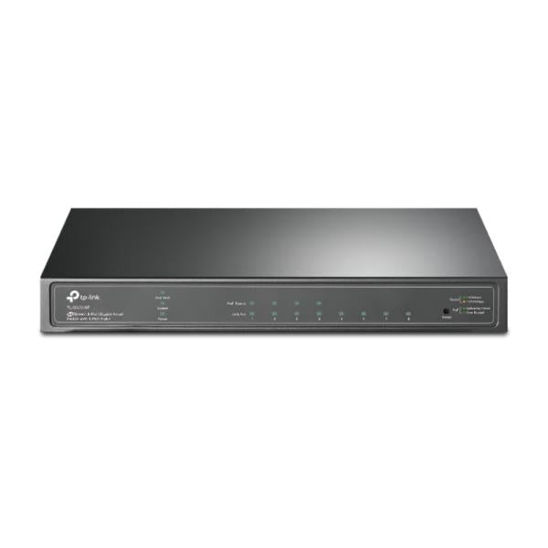Switch TP Link Sg2008p(un) Omada 4 Puertos Poe+ y 4 Puertos Gigabit 10/100 Mbps No Administrable