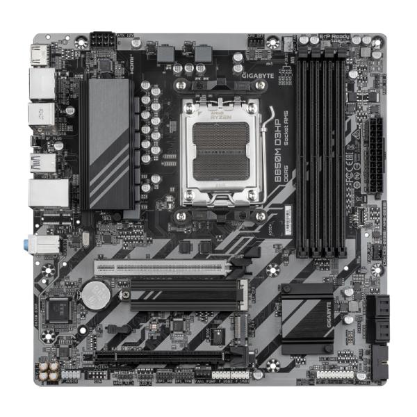 Tarjeta Madre Gigabyte B850M D3HP AM5 MICRO-ATX DDR5 - Negro / Blanco