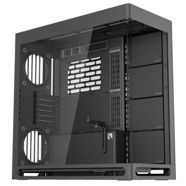 Case gaming Havn hs 420 mid tower sin ventilación incluida con vidrio panorámico frontal y lateral HVN-CA-HS420-06 Imagen secundaria del producto