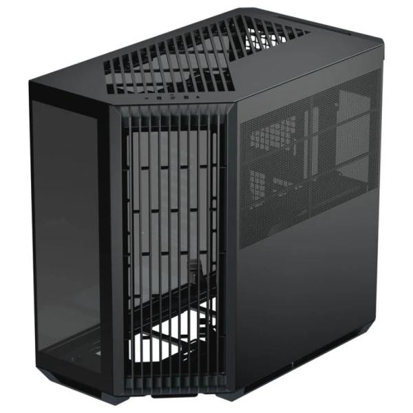 Case Apnx V1-BK-V1 mid tower sin ventilación incluida con vidrio lateral y malla frontal angulada apcm-vi01003.11 Imagen secundaria del producto
