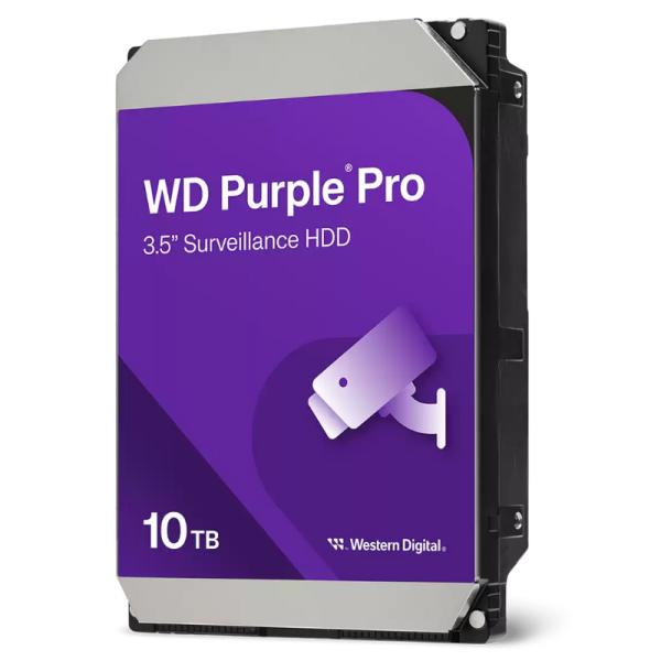 HD Interno 10TB Western Digital WD102PURP 3.5" Sata III 512mb/s 7200 Rpm Cache Surveillance - Morado