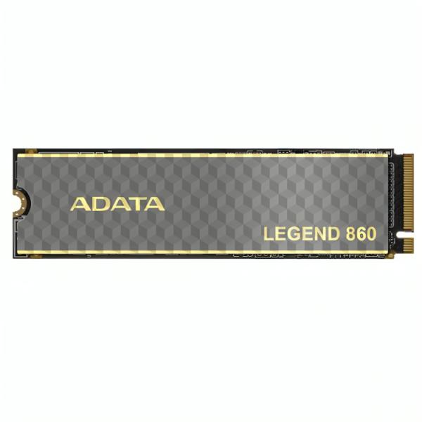 HD Interno Solido 500GB Adata Legend 860 M.2 2280 Pcie GEN4 X4 6000mb/s / 5000mb/s SLEG-860-500GCS - Negro
