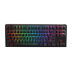 Teclado Gaming RGB Ducky One 3 Tkl Mecanico USB-C Español Switch Rojo Silencioso DKON2187ST-SESPDCLAWSC1 - Negro
