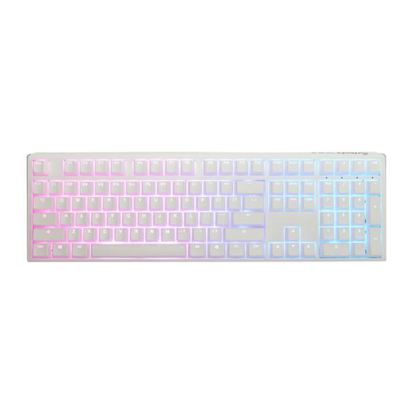 Teclado Gaming RGB Ducky One 3 Mecánico USB-C Español Switch Rojo DKON2108ST-RESPDPWWWSC1 - Blanco