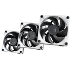 Abanico Hyte Thicc FP12 3x12cm FAN-HYTE-FP12-BW-3 - Negro / Blanco