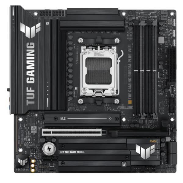 Tarjeta Madre Asus Tuf Gaming B850M-PLUS WIFI AM5 MICRO-ATX DDR5 90MB1IY0-M0EAY0 - Negro