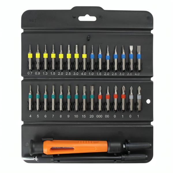 Set Destornilladores Sprotek STD-6219 Con 30 Puntas Variadas