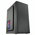 Case Cm03q1ra001c Mini Tower Sin Ventilación Incluida con Panel Lateral y con Fuente de Poder 600W - Negro