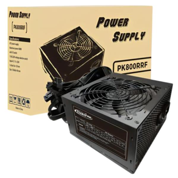 Fuente de Poder Fivestar 800W ATX PK800RRF001C Abanico 12cm