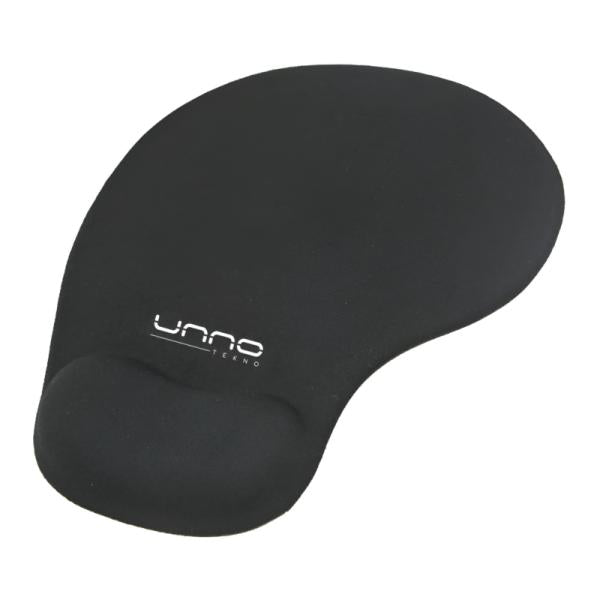 Unno Tekno mouse pad ergonómico microfibra MP6001BK Imagen secundaria del producto