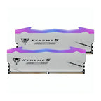 Memoria RAM Pc 32GB Patriot Viper Xtreme 5 RGB Pvxr532g64c32km DDR5 6400 Mhz CL32 1.4 V Negro Dimm 288 Pines - Blanco