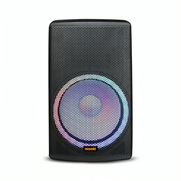 Parlante RGB Moonki MS-P15BW Bluetooth 2 Microfonos - Negro
