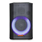 Parlante RGB Moonki Malibu MAX MS-108LT 100W Bluetooth con 2 Microfonos - Negro