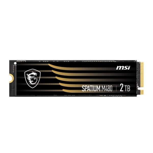 HD Interno Solido 1TB Msi Spatium M480 PRO M.2 2280 Pcie GEN4 X4 7400mb/s / 6000mb/s S78-440L1G0-P83 - Negro
