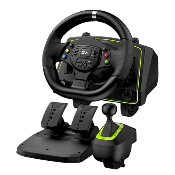 Genius Volante Speedmaster X2 Para Pc Xbox Ps Negro