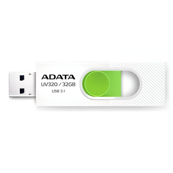 Memoria USB 32GB Adata UV320 USB-A / USB-C 3.2 Gen 1 AUV320-32G-RWHGN - Blanco / Verde