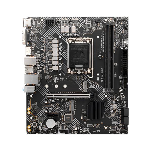 Tarjeta Madre Msi PRO H610M-G DDR5 Lga 1700 Matx DDR5 911-7D46-204 - Negro