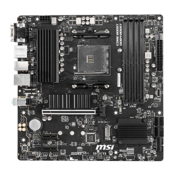 Tarjeta Madre Msi B550M PRO-VDH DDR4 AM4 MICRO-ATX DDR4 911-7C95-074 - Negro