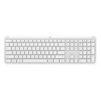 Teclado Logitech Signature Slim K950 Membrana Inalámbrico Bluetooth Español 920-012593 - Blanco