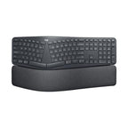 Teclado Logitech Ergo K860 for Business Membrana Inalámbrico Bluetooth Inglés 920-009166 - Negro