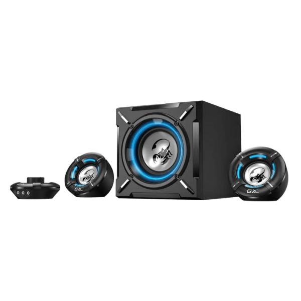 Parlante Genius Sw-g2.1 1000 26W Cableado 3.5mm / Rca 31730043401 - Negro
