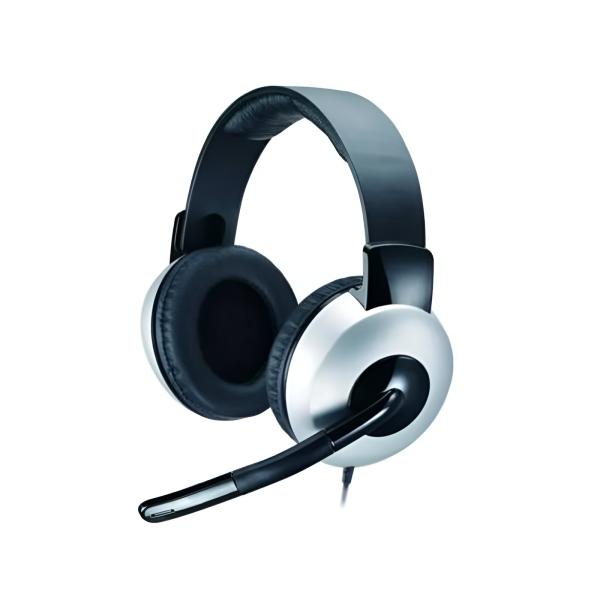 Headset Gaming Genius HS-05A Alambrico 3.5mm Plateado