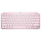 Teclado Logitech Mx Keys Mini Membrana Inalámbrico Bluetooth Inglés 920-010474 - Rosado