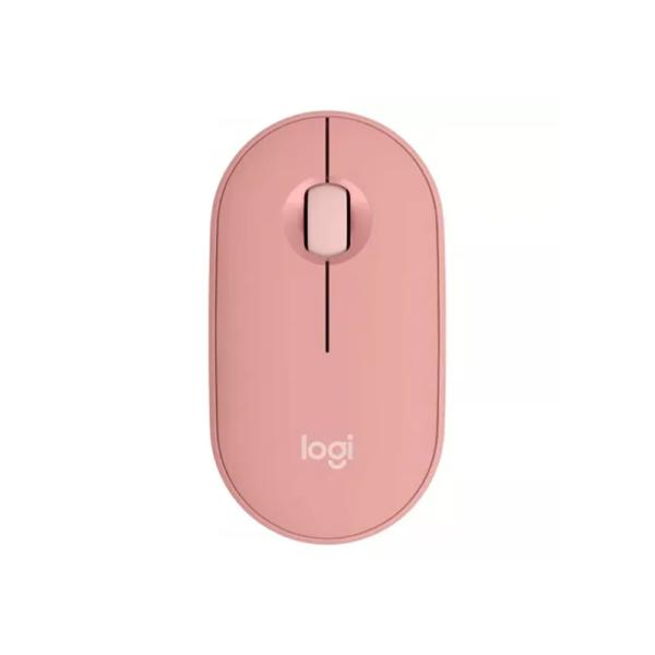 Mouse Logitech Pebble 2 M350S Inalámbrico Bluetooth / USB 4000 Dpi 910-007048 - Rosado