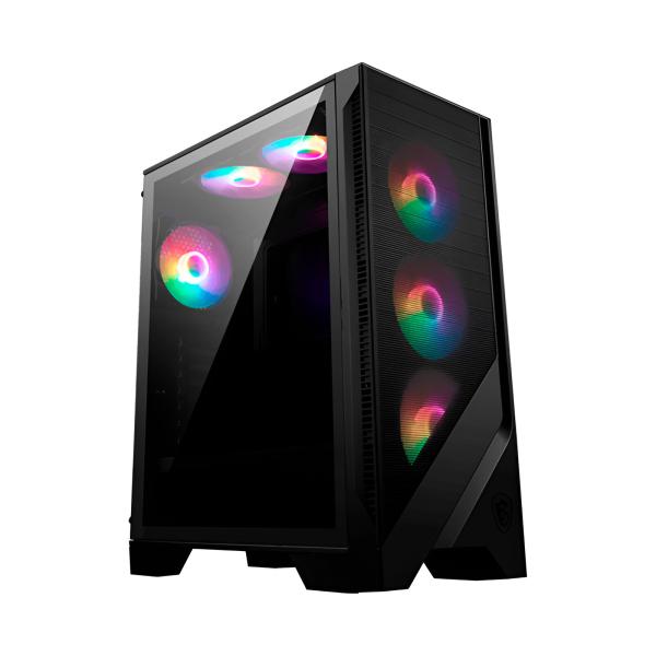 Case RGB MSI mag forge 120A airflow mid tower ventiladores 6 de 120 mm con vidrio lateral y malla frontal 306-7G23A21-809 Imagen secundaria del producto