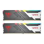 Memoria RAM Pc 32GB Patriot Viper Venom RGB Pvvr532g640c32k DDR5 6400 Mhz CL32 1.4 V Negro Dimm 288 Pines - Negro