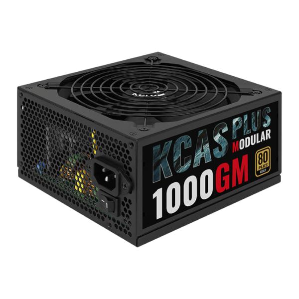 Fuente de Poder Aerocool 1000GM Kcas Plus 1000W 80 Plus Gold Semi Modular Atx Acpg-kpk0fuc.12 - Negro