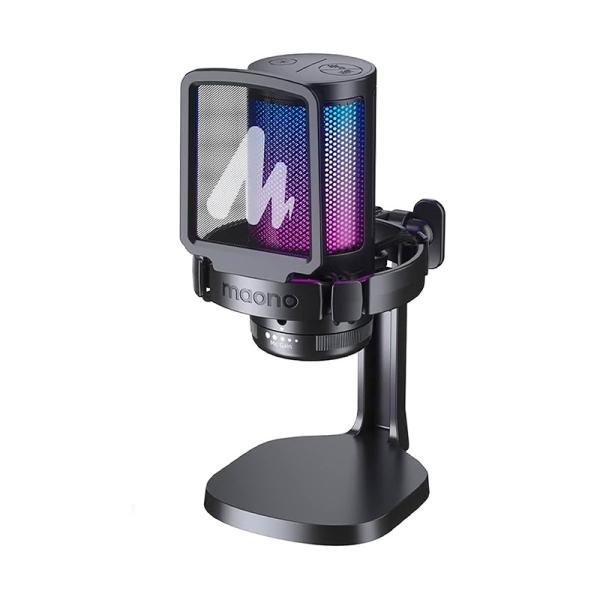 Microfono Maono DGM20S USB Gaming RGB Negro