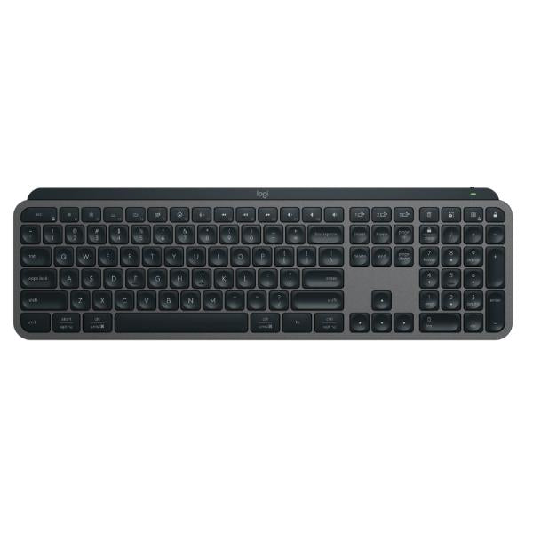 Teclado Logitech Mx Keys S Membrana Inalámbrico Bluetooth Inglés 920-011558 - Negro